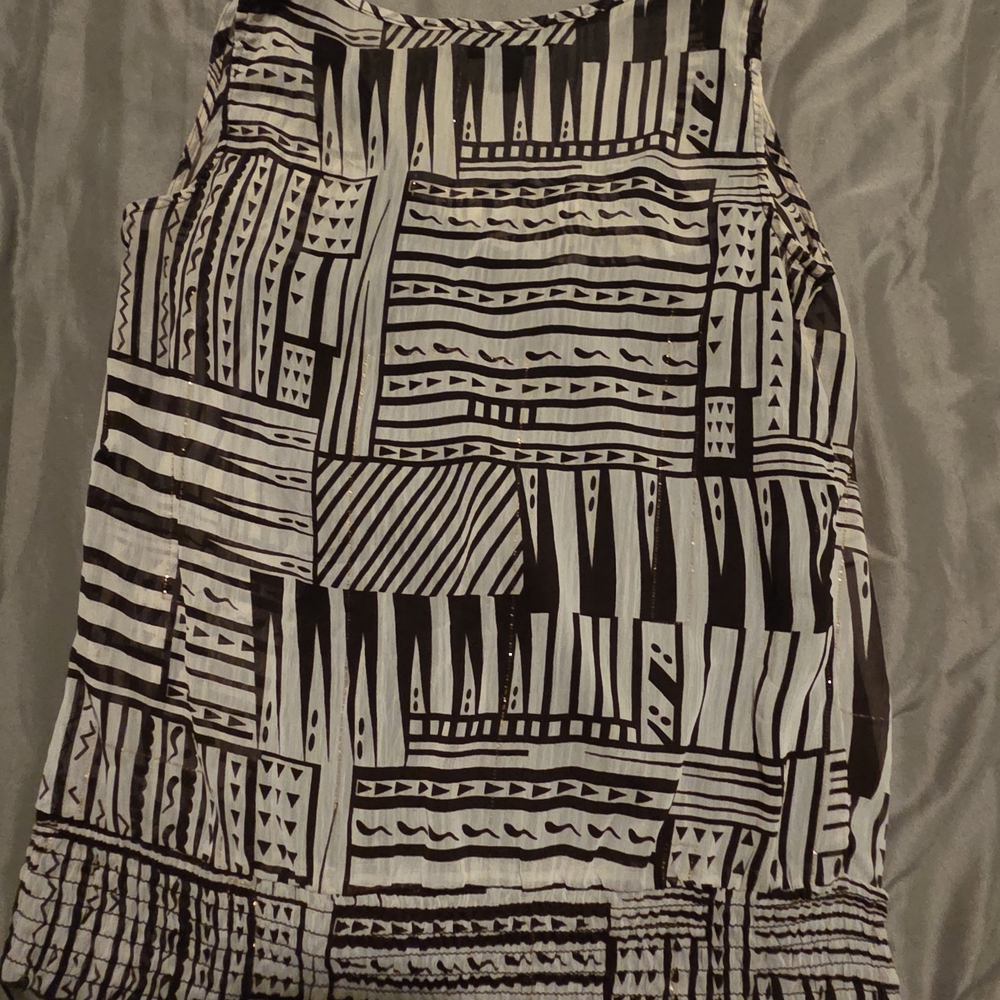 BCX-Brown and White Patterned Women's Skirt - Picture 5 of 8